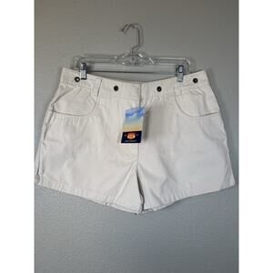 VTG y2k Route 66 Womens Khaki‎ Shorts Size 16 Low Rise Fit NEW NOS 100% Cotton